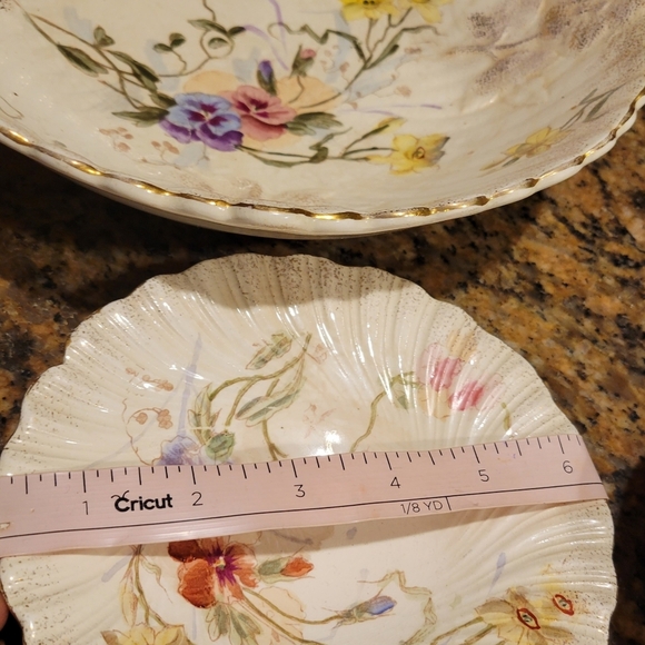 Franz Mehlem-Floral Gilded Bowl Set - Picture 11 of 12